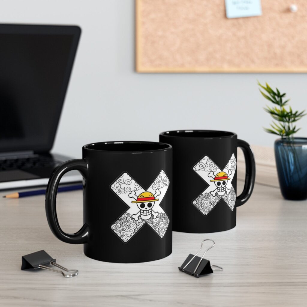 One Piece Logo Black Mug - Image 2