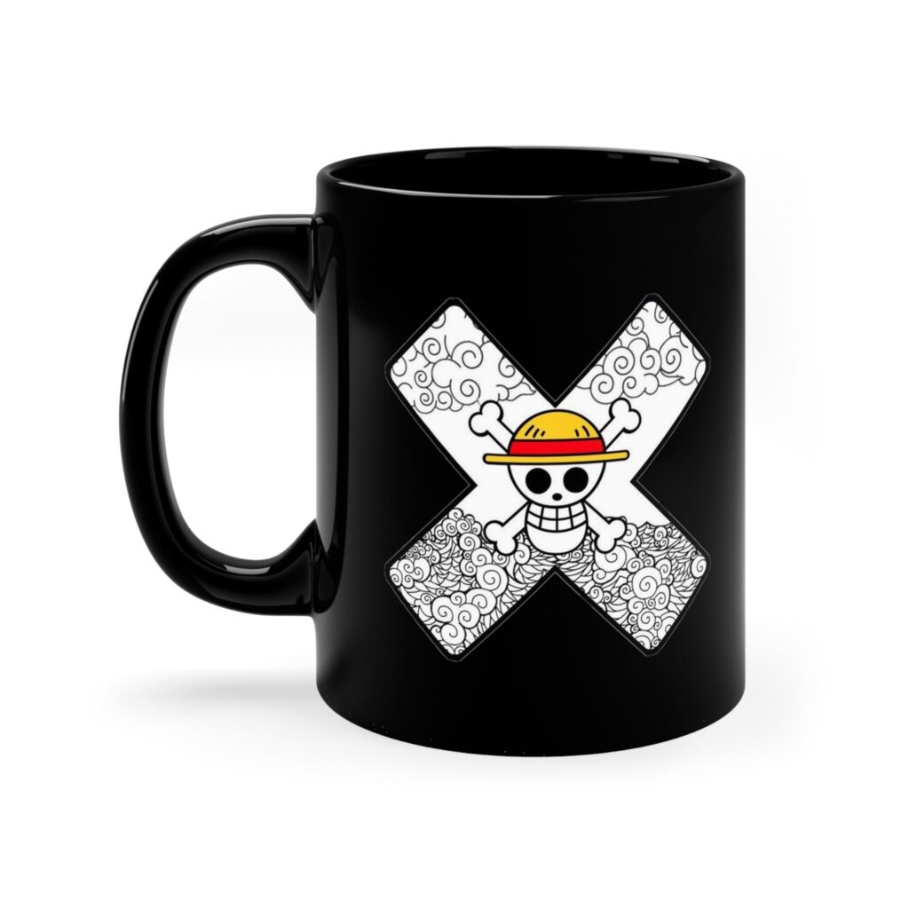 One Piece Logo Black Mug - Image 3