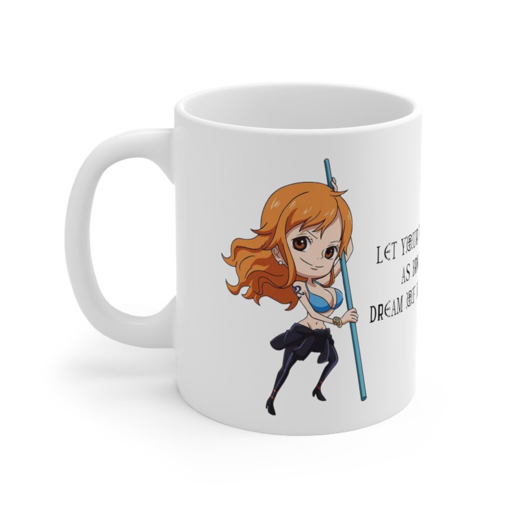 One Piece Nami's Dreamy Positivity Mug - Image 3
