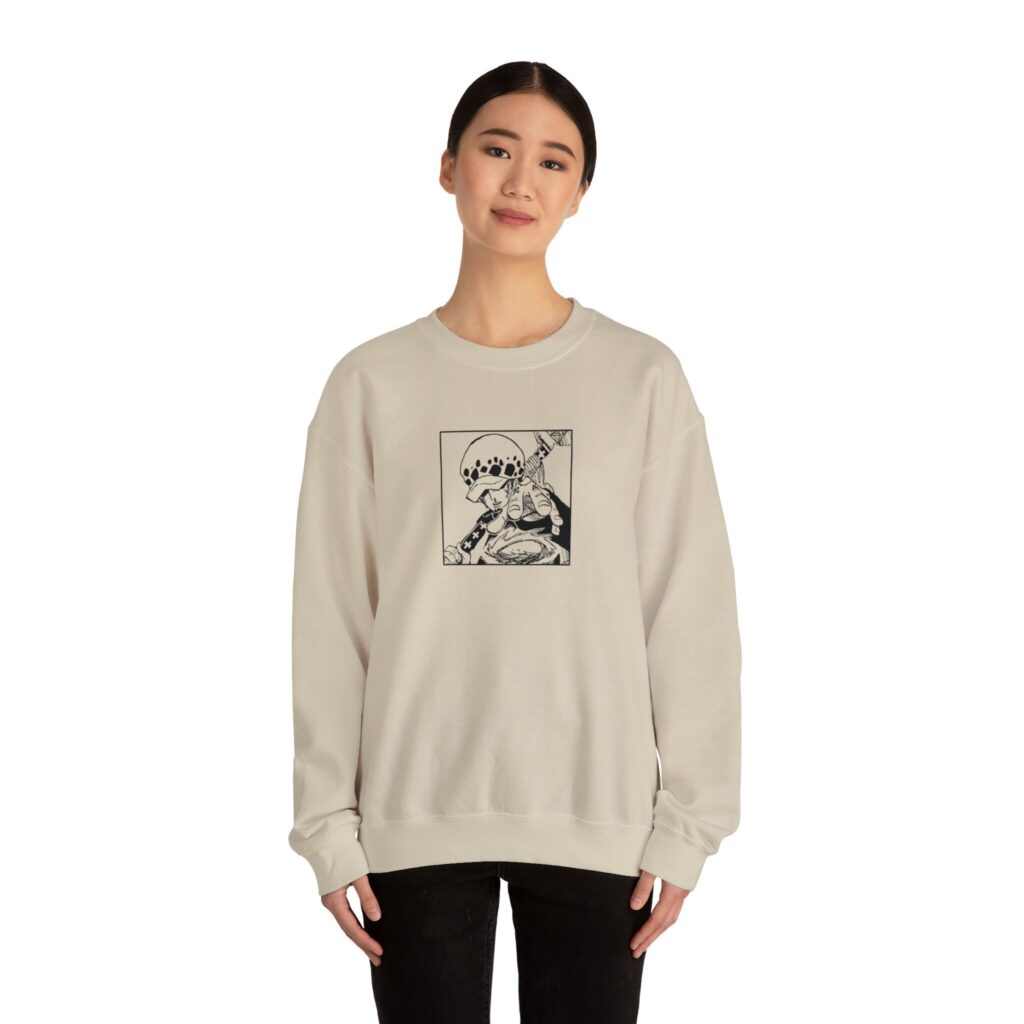 Trafalgar D. Water Law One Piece Manga Sweatshirt - Image 4