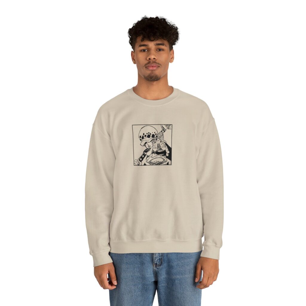Trafalgar D. Water Law One Piece Manga Sweatshirt - Image 5