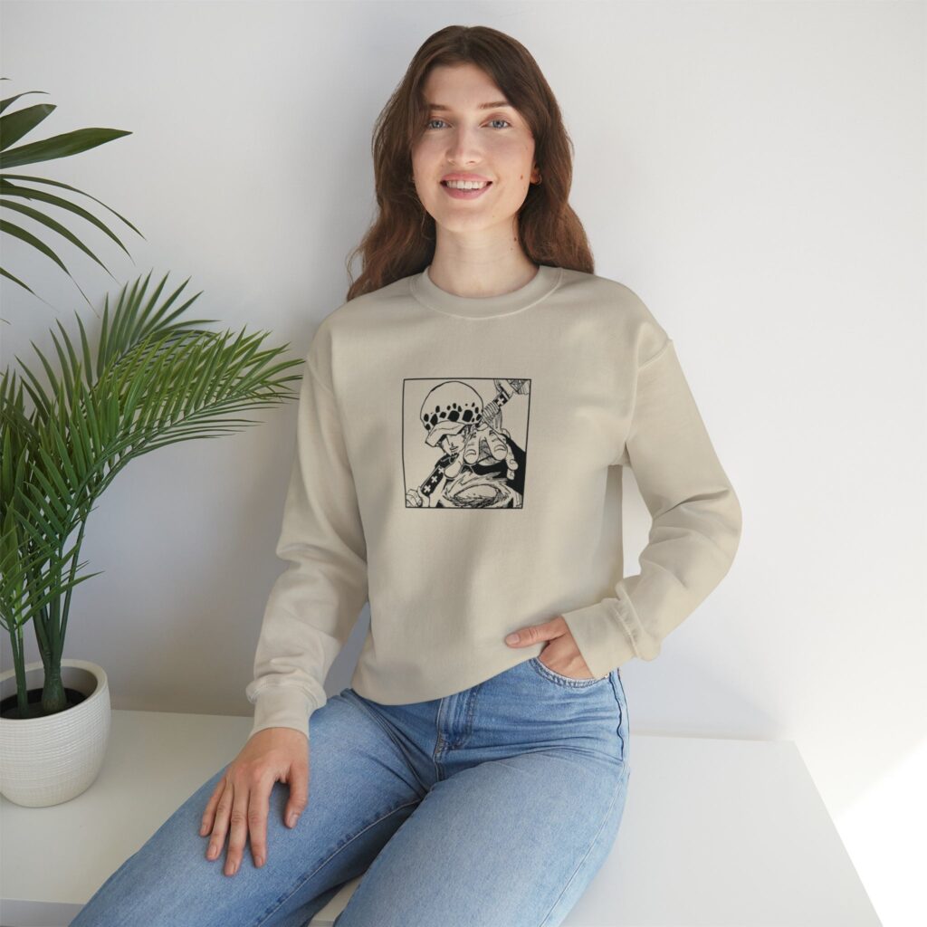 Trafalgar D. Water Law One Piece Manga Sweatshirt - Image 6