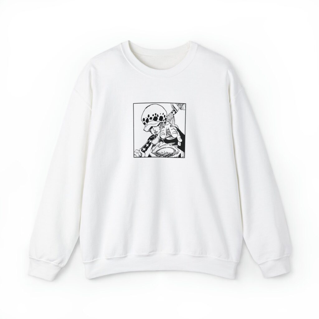 Trafalgar D. Water Law One Piece Manga Sweatshirt - Image 7