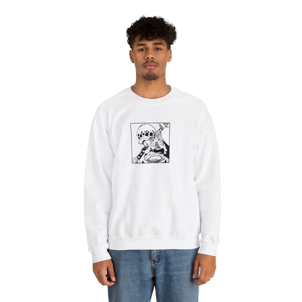 Trafalgar D. Water Law One Piece Manga Sweatshirt - Image 10