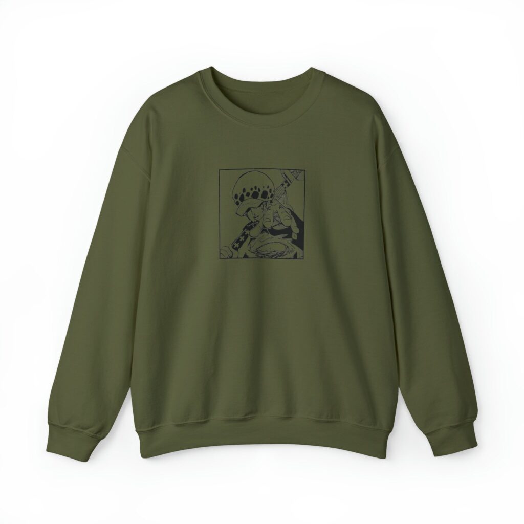 Trafalgar D. Water Law One Piece Manga Sweatshirt - Image 11