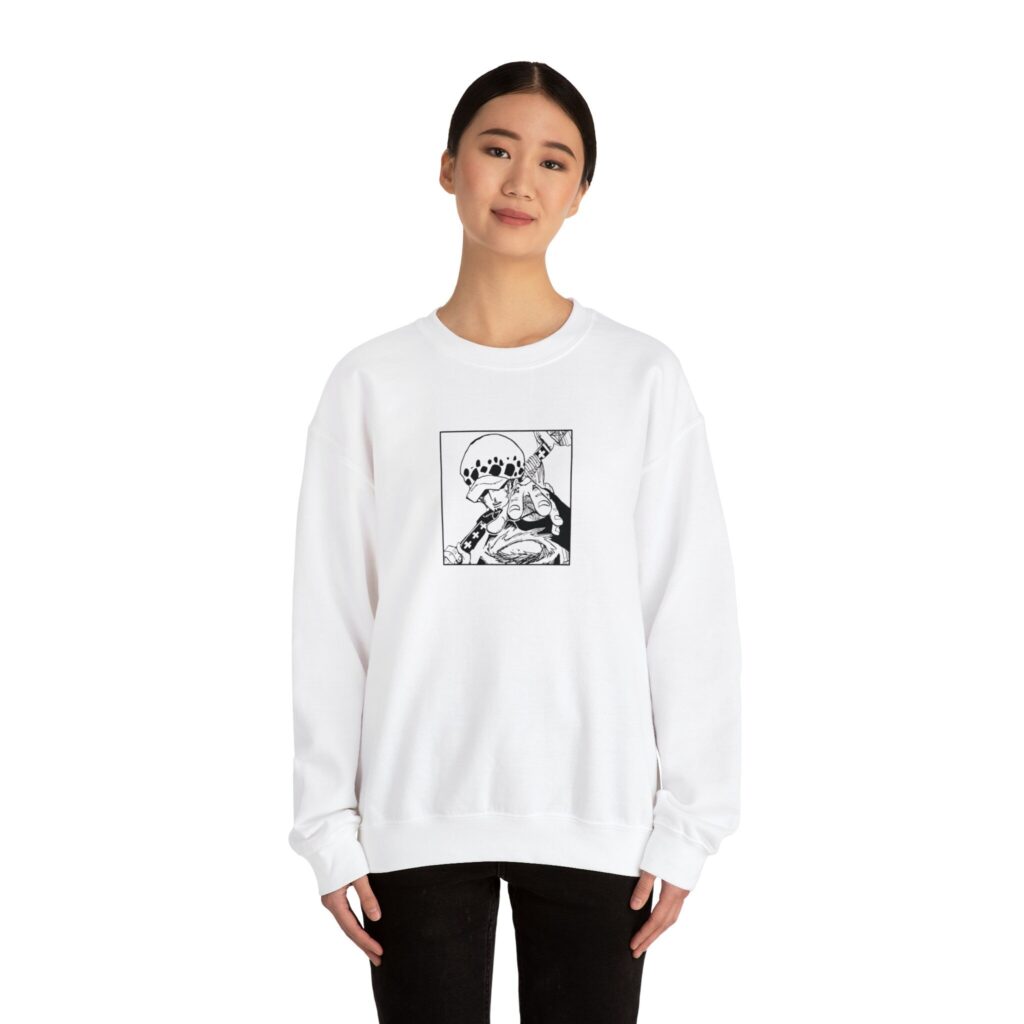 Trafalgar D. Water Law One Piece Manga Sweatshirt - Image 9