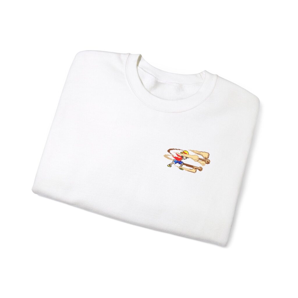 Gum-Gum Gatling Straw-Hat Luffy One Piece Sweatshirt - Image 4