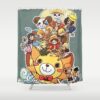 one piece art print4581053 shower curtains - One Piece DE Store