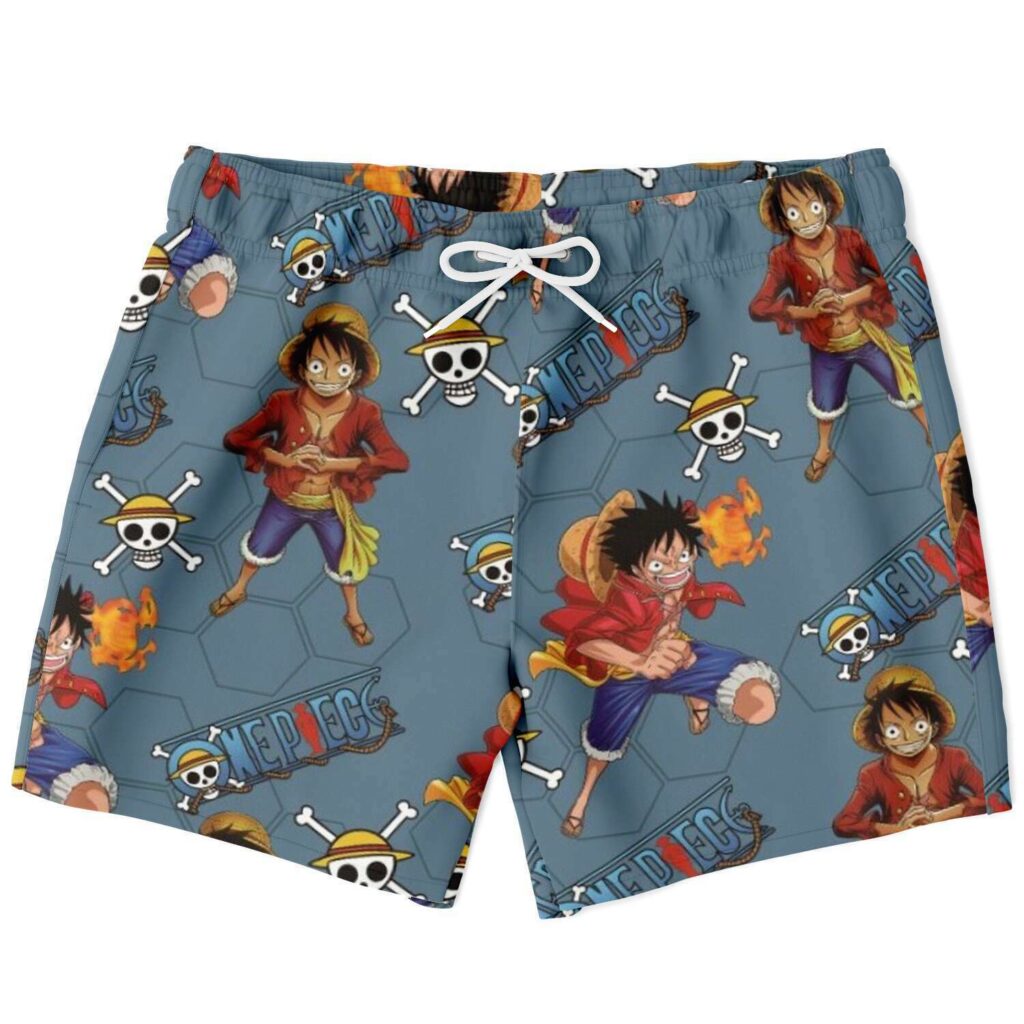 One Piece Luffy Cool Swim Trunks