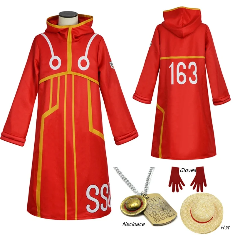 Egghead Island Costume Monkey D Luffy Robe Cosplay Costume