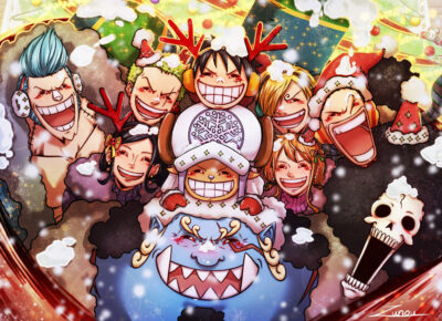 merry christmas from the strawhats and happy birthday v0 70z58fmcch781 - One Piece DE Store