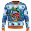 Christmas Jinbe One Piece men sweatshirt FRONT mockup - One Piece DE Store