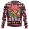 Christmas Tony Tony Chopper One Piece Ugly Christmas Sweater FRONT mockup - One Piece DE Store