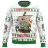 Going Merry Christmas One Piece Ugly Christmas Sweater FRONT mockup - One Piece DE Store