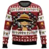 Jolly Rogers One Piece Ugly Christmas Sweater FRONT mockup - One Piece DE Store
