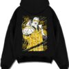 KIZARU A.black hoodie flat back design - One Piece DE Store