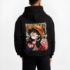 LUFFACE2 B.black hoodie male back view - One Piece DE Store