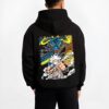 LUFFPOW B.black hoodie male back view - One Piece DE Store