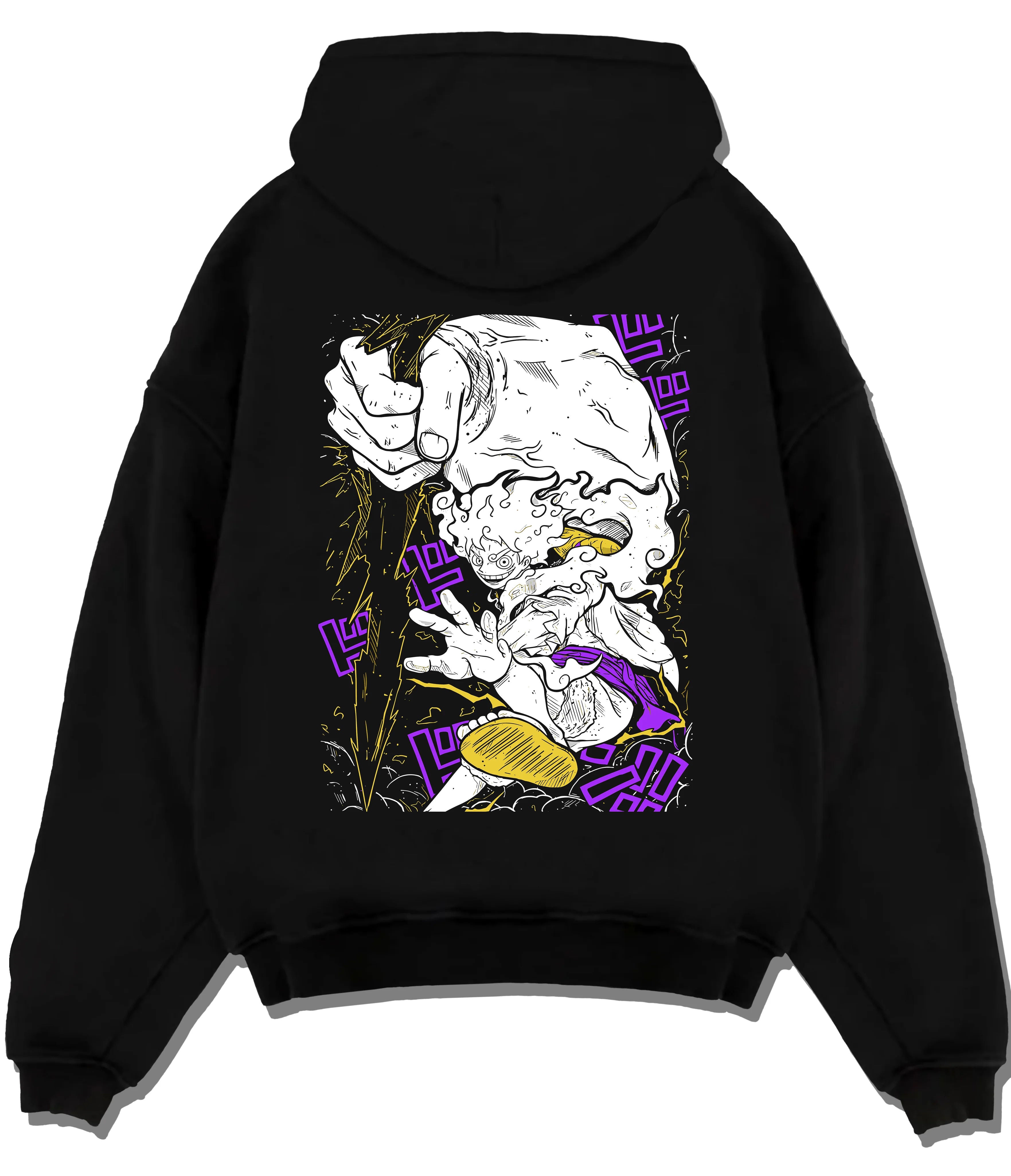 Monkey D. Luffy Hoodie One Piece Gear 5 Punch Illustration