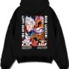 LUFFYG53 A.black hoodie flat back design - One Piece DE Store