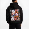 LUFFYG53 B.black hoodie male back view - One Piece DE Store