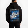 LUFFYG5 B.black hoodie male back view - One Piece DE Store