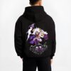 LUFGEAR5 B.black hoodie male back view - One Piece DE Store