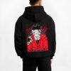 LUFSTRAW B.black hoodie male back view - One Piece DE Store