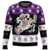 Luffy Gear 5 Sun God Nika OP Ugly Christmas Sweater FRONT mockup 1 - One Piece DE Store