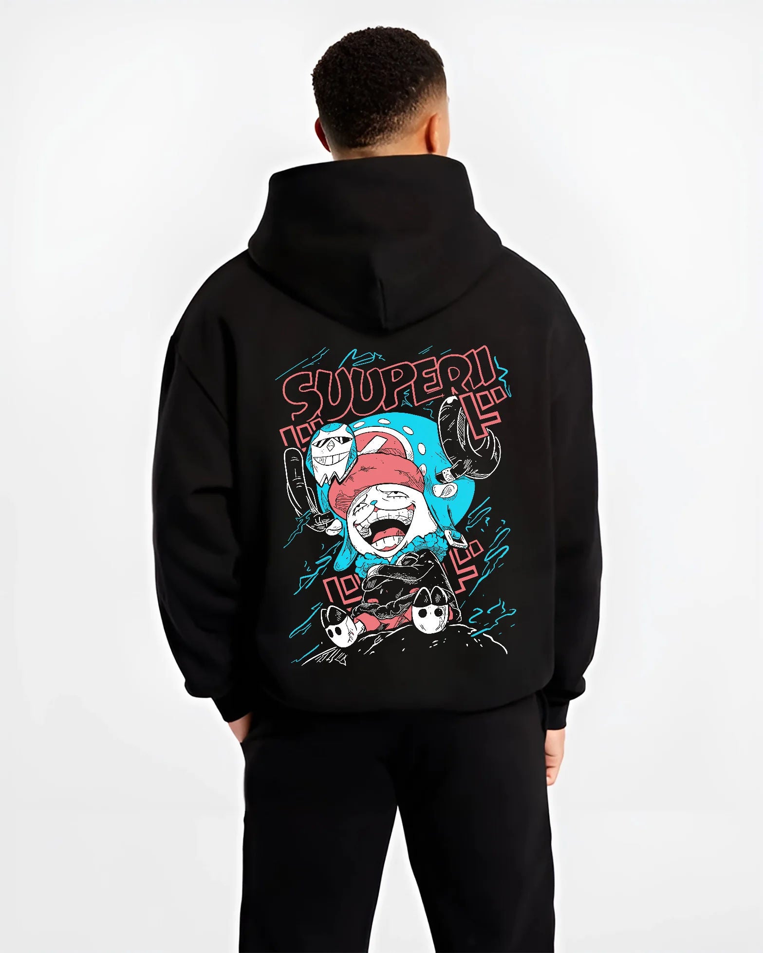 Tony Tony Chopper Hoodie One Piece Cute Action Montage - Image 2