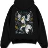 SAINT2 A.black hoodie flat back design - One Piece DE Store
