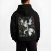 SAINT2 B.black hoodie male back view - One Piece DE Store