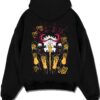 SAINT A.black hoodie flat back design - One Piece DE Store