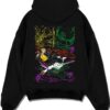 SANJZOR A.black hoodie flat back design - One Piece DE Store