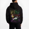 SANJZOR B.black hoodie male back view - One Piece DE Store