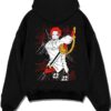SHANKS4 A.black hoodie flat back design - One Piece DE Store