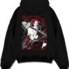 SHANKS A.black hoodie flat back design - One Piece DE Store