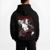 SHANKS B.black hoodie male back view - One Piece DE Store