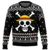 Straw Hat Pirates Christmas One Piece men sweatshirt FRONT mockup 1 - One Piece DE Store
